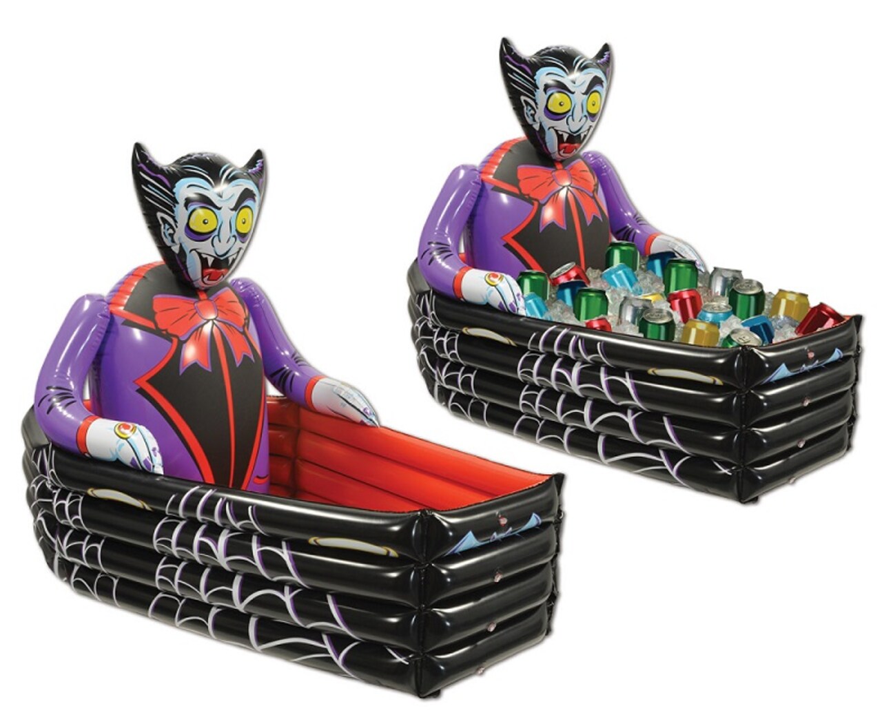 Beistle 42 Inflatable Dracula the Vampire with Coffin Halloween Cooler